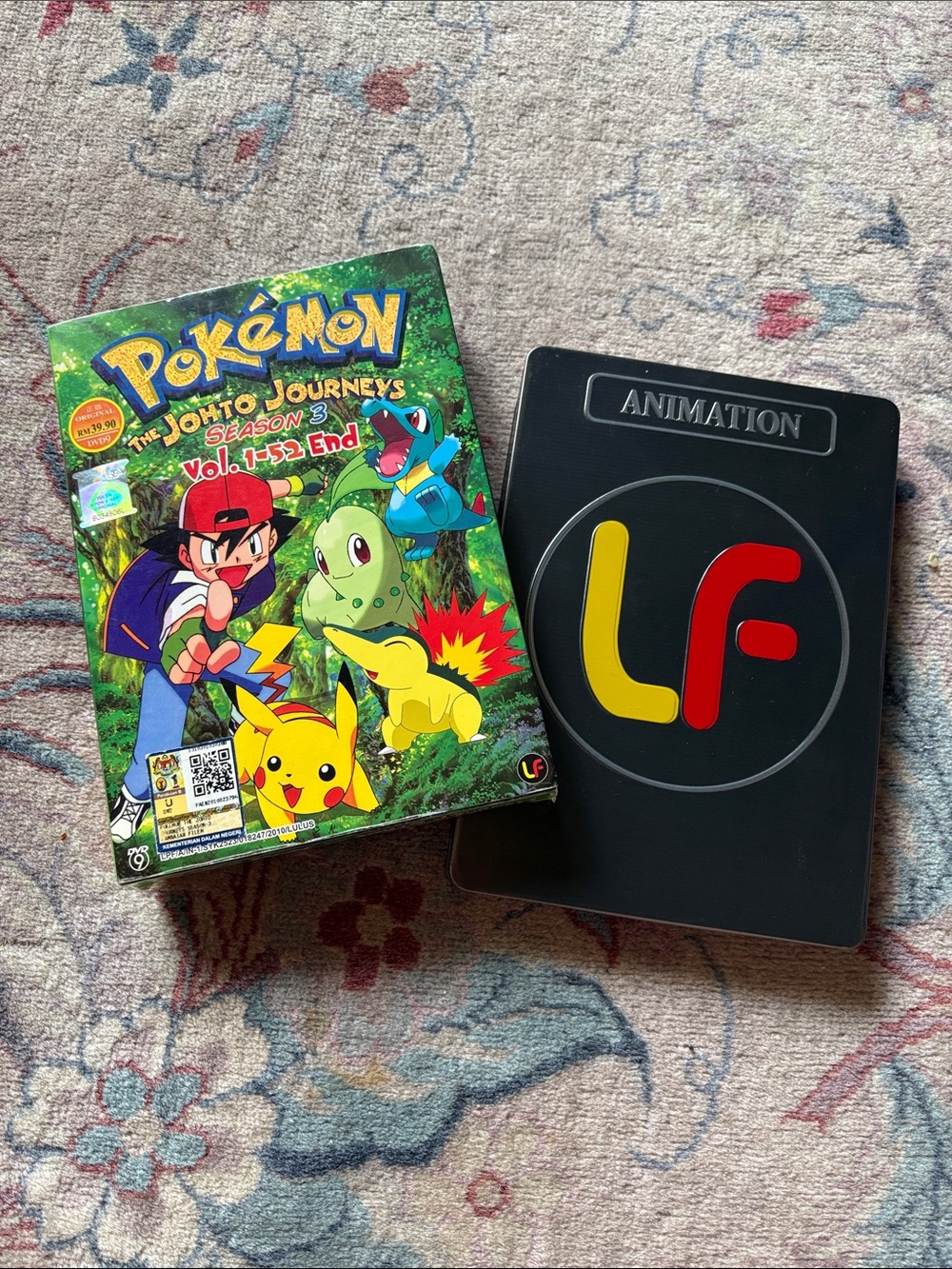 The Johto Journeys Season 3 Vol. 1-52 2 disc DVD Set
